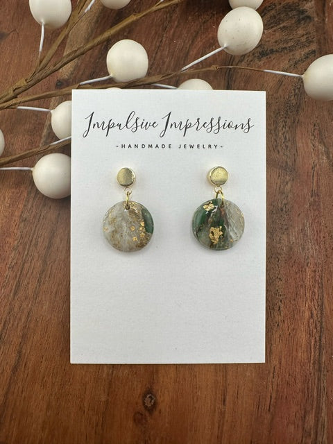 Green and Gold Dangle